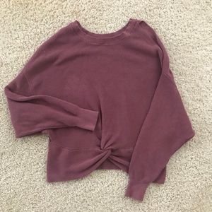 Express Open Shoulder Reversible Sweater